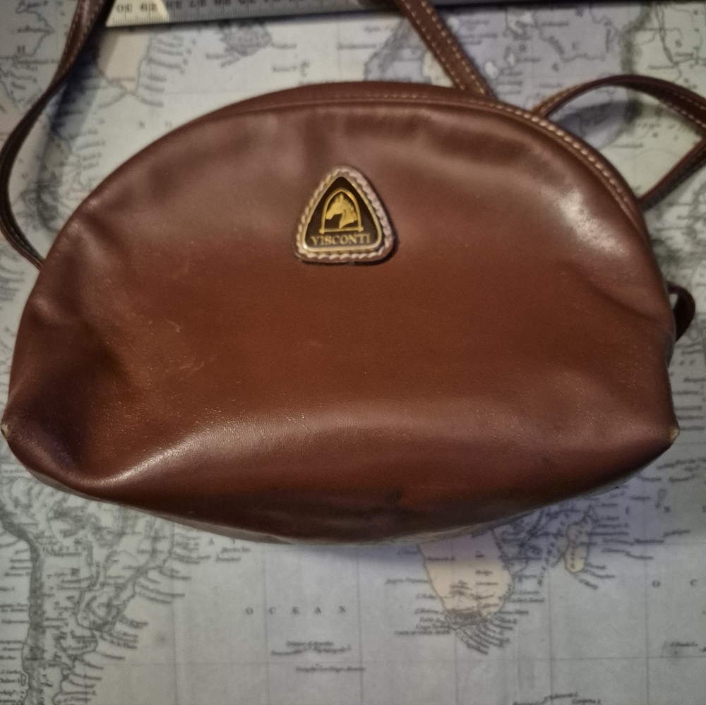 Visconti Brown Crossbody Bag